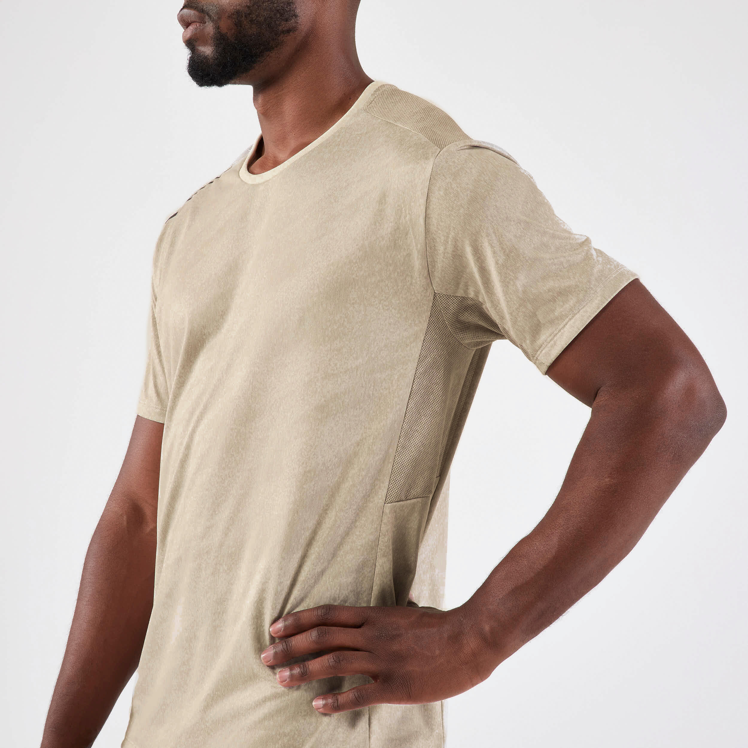 T-shirt de running respirant Homme - KIPRUN Run 500 Dry + Graph Lin 5/6