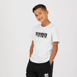 T-shirt imprimé Puma enfant - blanc