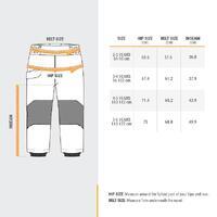 Vodootporne i tople pantalone za planinarenje SH500 MOUNTAIN dečje (2-6 godina)