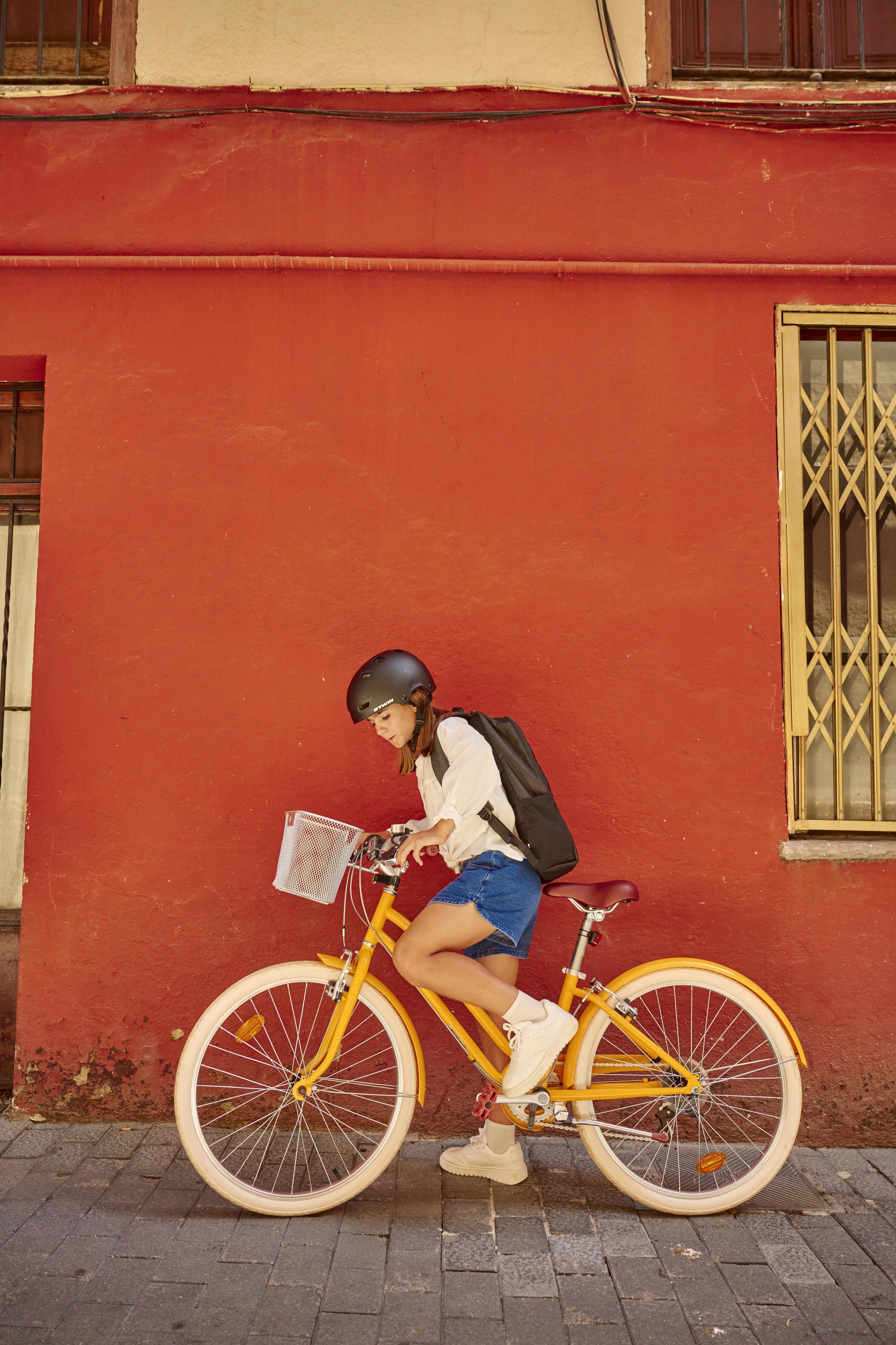 Kids' 24" 9-12 Years City Bike 500 18/25