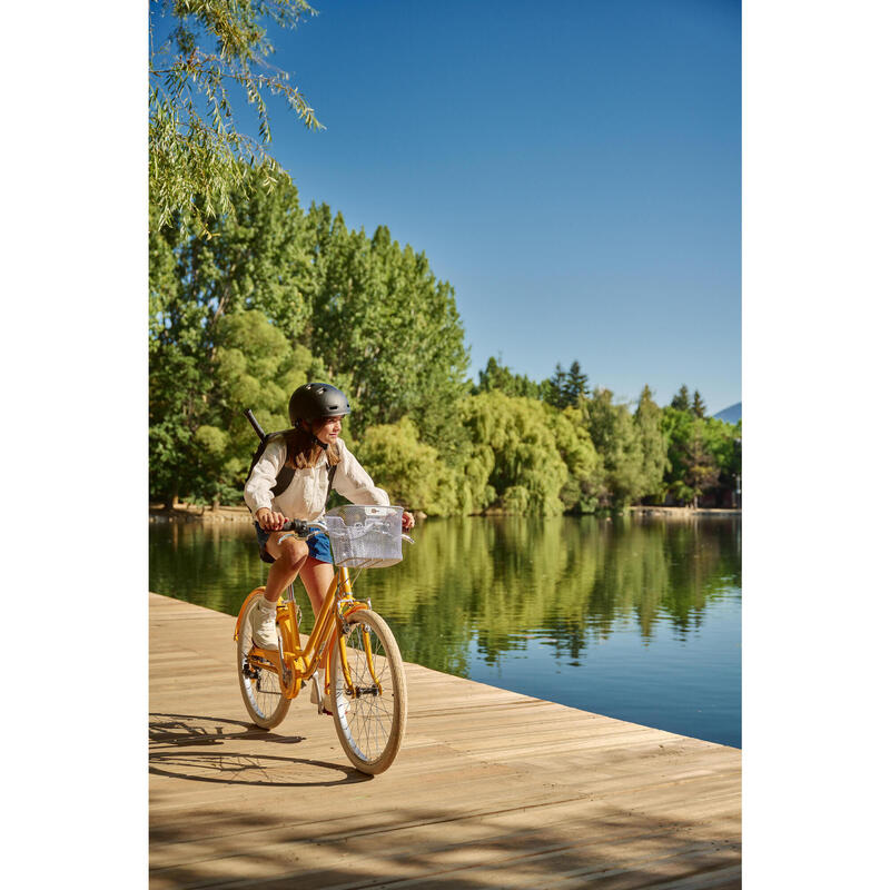 Bicicleta niños 24 pulgadas Elops 500 amarilla 9-12 años