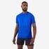 T-shirt de running sans coutures homme - kiprun run 500 confort bleu indigo