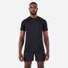 Laufshirt kurzarm Herren seamless - Run 500 Komfort schwarz 