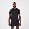 Men's KIPRUN Run 500 Comfort seamless running T-shirt - black