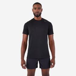 T-shirt de running sans coutures homme - kiprun run 500 confort bleu indigo