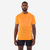 T-shirt de running sans coutures homme - kiprun run 500 confort orange clair
