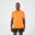 Camiseta running sin costuras Hombre - KIPRUN Run 500 Confort Naranja claro