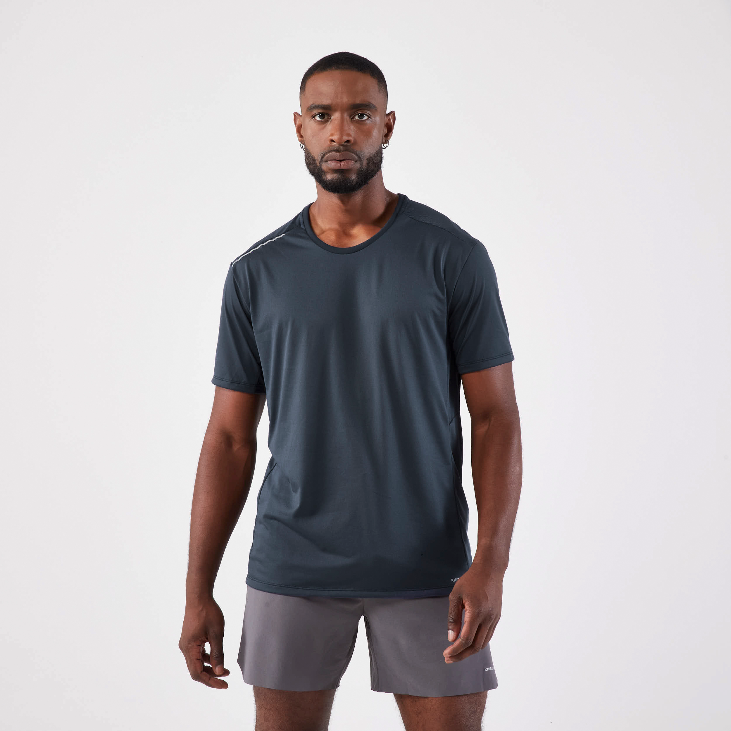 T-shirt running respirant homme - Dry+ Bleu