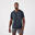 Ademend hardloop T-shirt voor heren Dry+ blauw