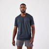 Ademend hardloop T-shirt voor heren Dry+ blauw