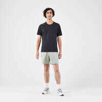 Dry+ Men's Running Breathable T-Shirt - black