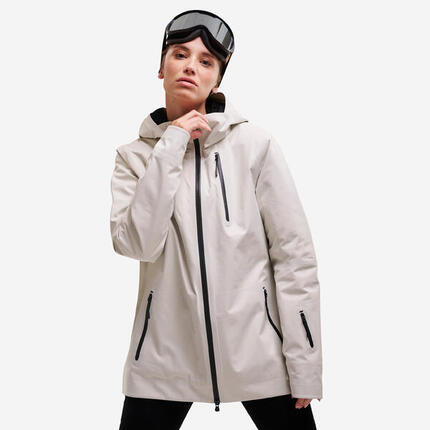 Veste de ski femme - Jour d'éclipse - Beige