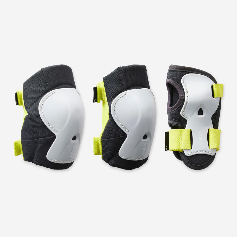 Çocuk Paten / Kaykay / Scooter 3x2 Destek Seti - Pembe - PLAY