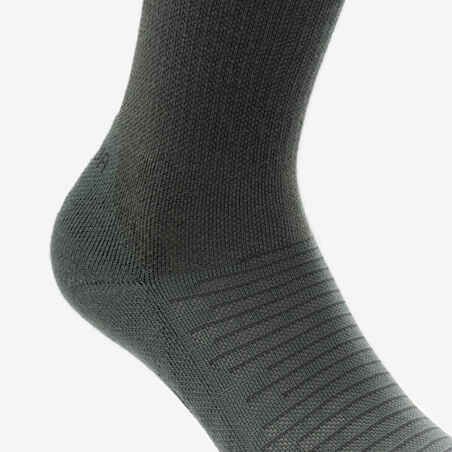 Žygių kojinės „Hike 100 High“, ilgos, 2 poros, tamsiai žalsvos ir rudos