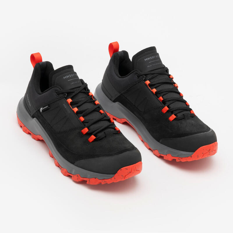 Chaussures de randonnée imperméables homme MH500 - noires