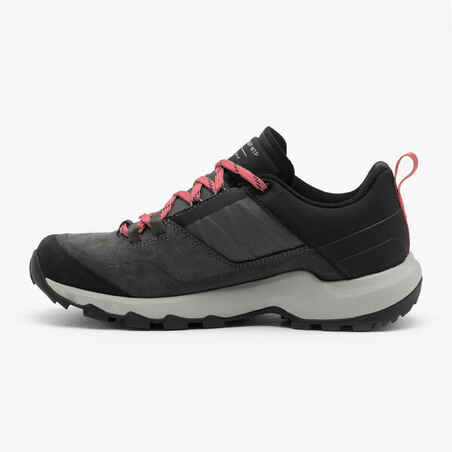 Women's waterproof mountain walking shoes - MH500 Grey