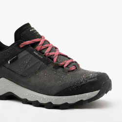 Women's waterproof mountain walking shoes - MH500 Grey