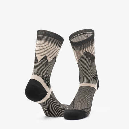 Hiking Socks Hike 500 High Trendy Mountain & Kamo x2 Pairs