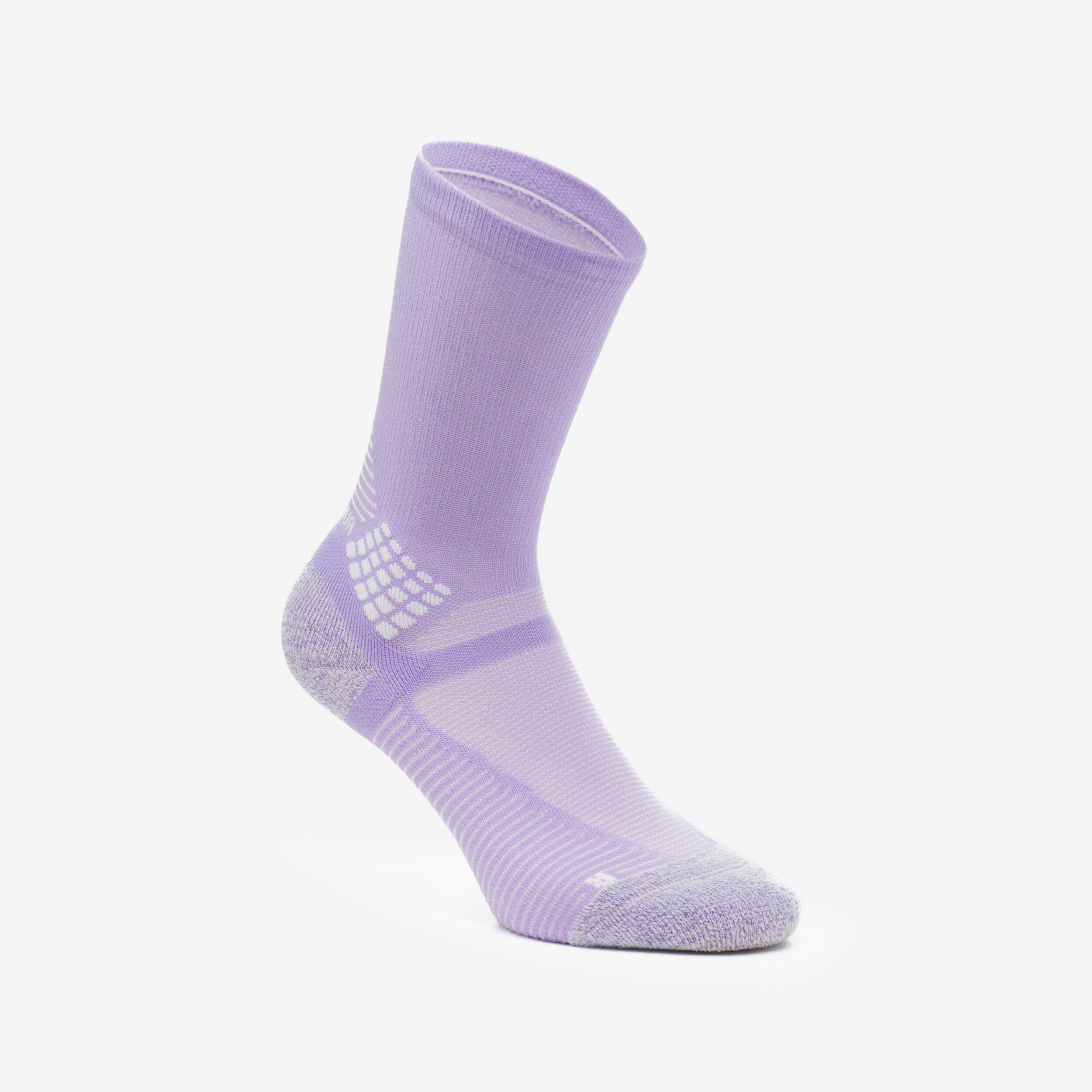 Hiking Socks Hike 500 High Trendy x2 Pairs - Purple & Kamo 10/13