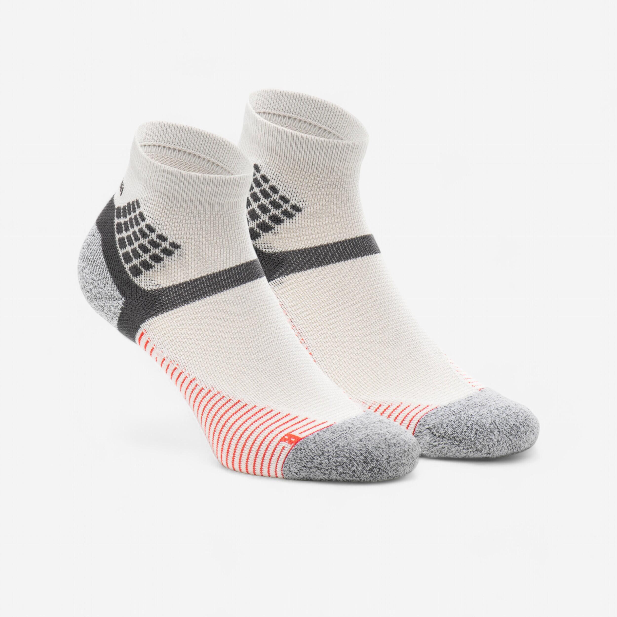QUECHUA Wandersocken halbhoch – Hike 500 2 Paar grau/rot | 03608390716821 QUECHUA Wandersocken halbhoch – Hike 500 2 Paar grau/rot | 03608390716821