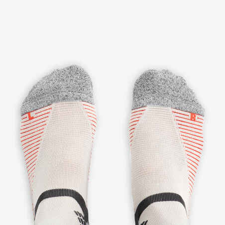 Žygių kojinės „Hike 500 Mid“, 2 poros, pilkos ir raudonos