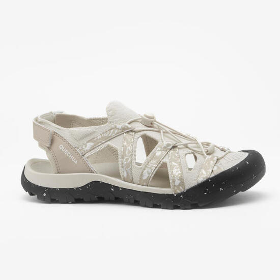 Sandales de randonnée légères femme, NH900 beige