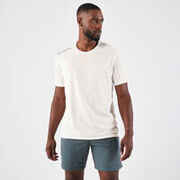 Sun Protect men's breathable long-sleeved running T-shirt - white