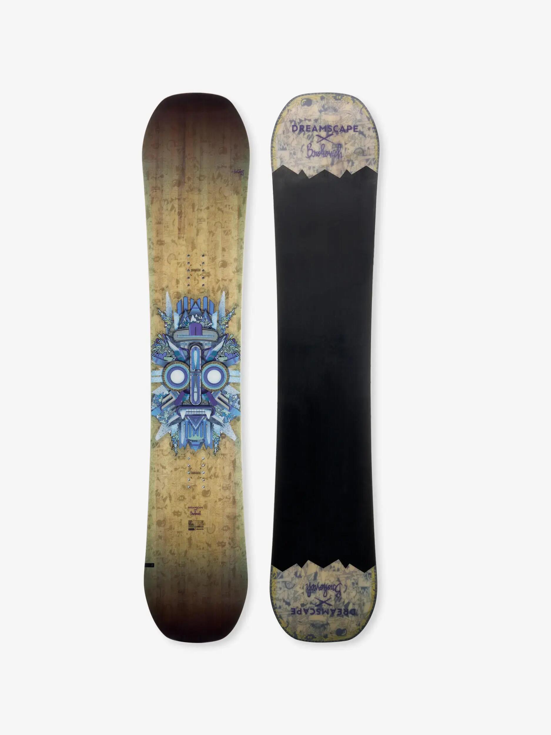 Une board illustrée par un artiste rider