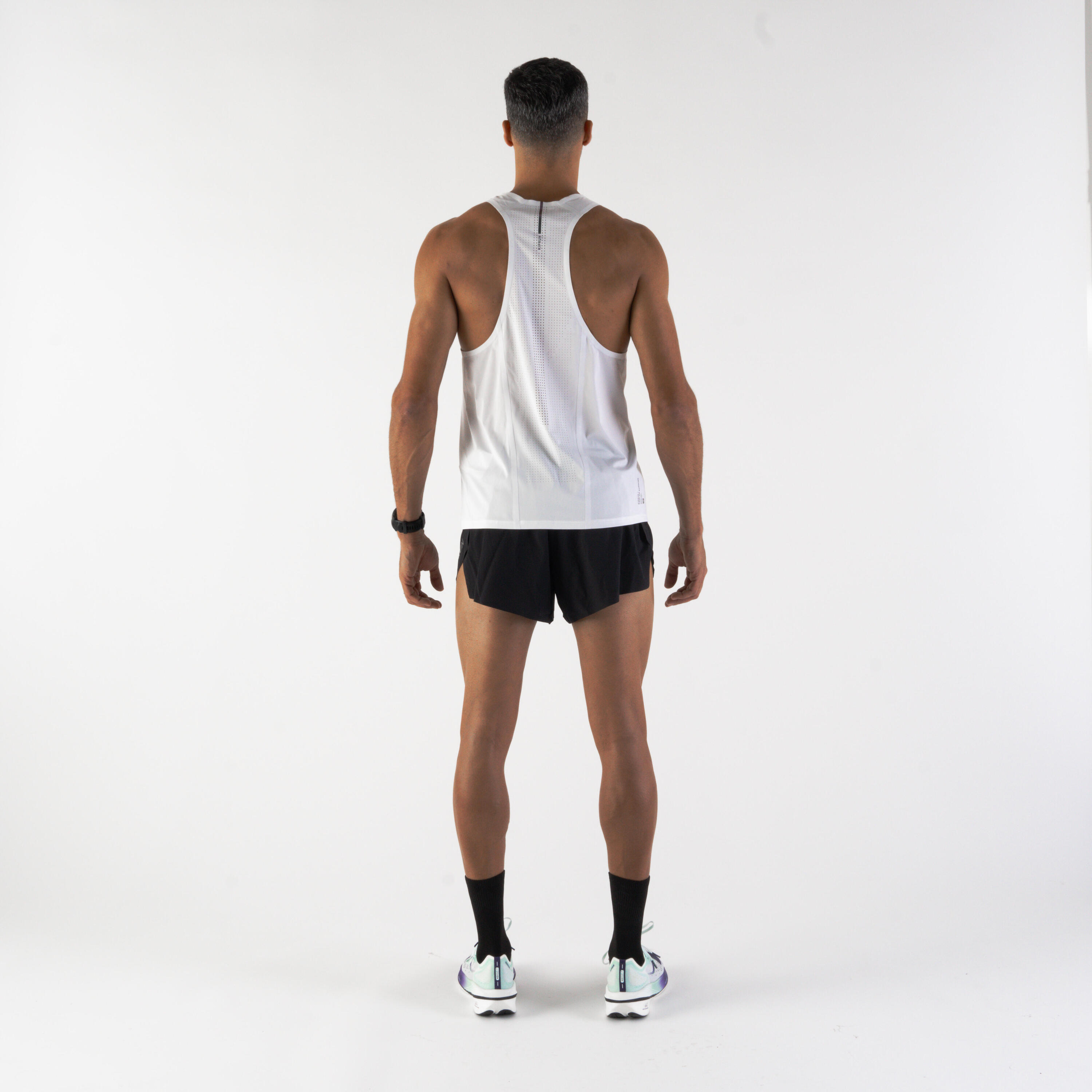 KIPRUN Run 900 Replika Men's lightweight running split shorts - Black 7/7