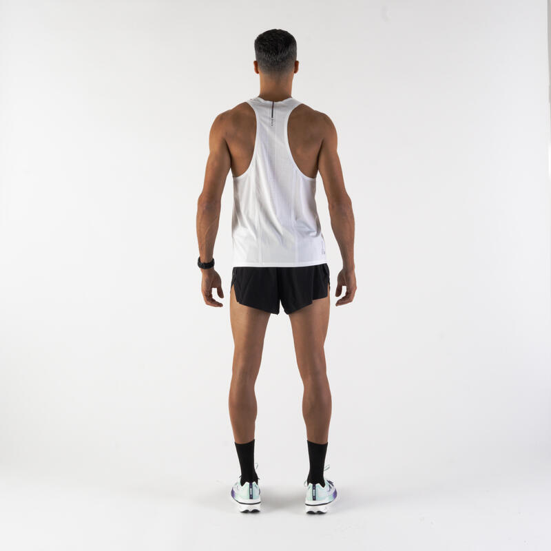 Erkek Split Koşu Şortu - Siyah - Kiprun Run 900 Replika