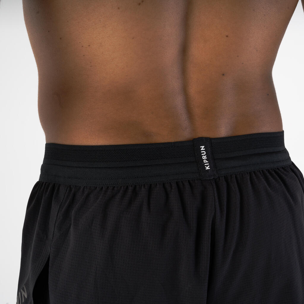 Laufshorts Herren Split leicht - Run 900 Replika schwarz 