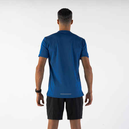 Men's Running Breathable T-shirt KIPRUN Run 500 Dry+ - Blue