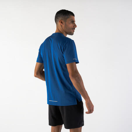 Футболка чоловіча Kiprun Run 500 для бігу синя