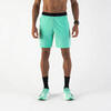 Short de running respirant Homme - KIPRUN Run 500 Dry Vert menthe