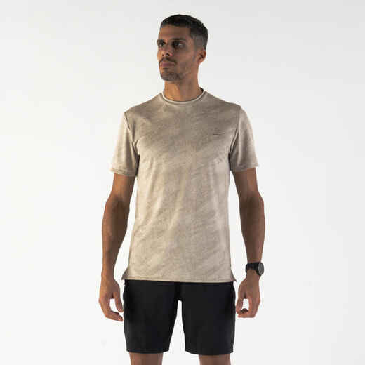 
      Vīriešu gaisu caurlaidīgs skriešanas T krekls “Kiprun Run 500 Dry”, smilškrāsas
  