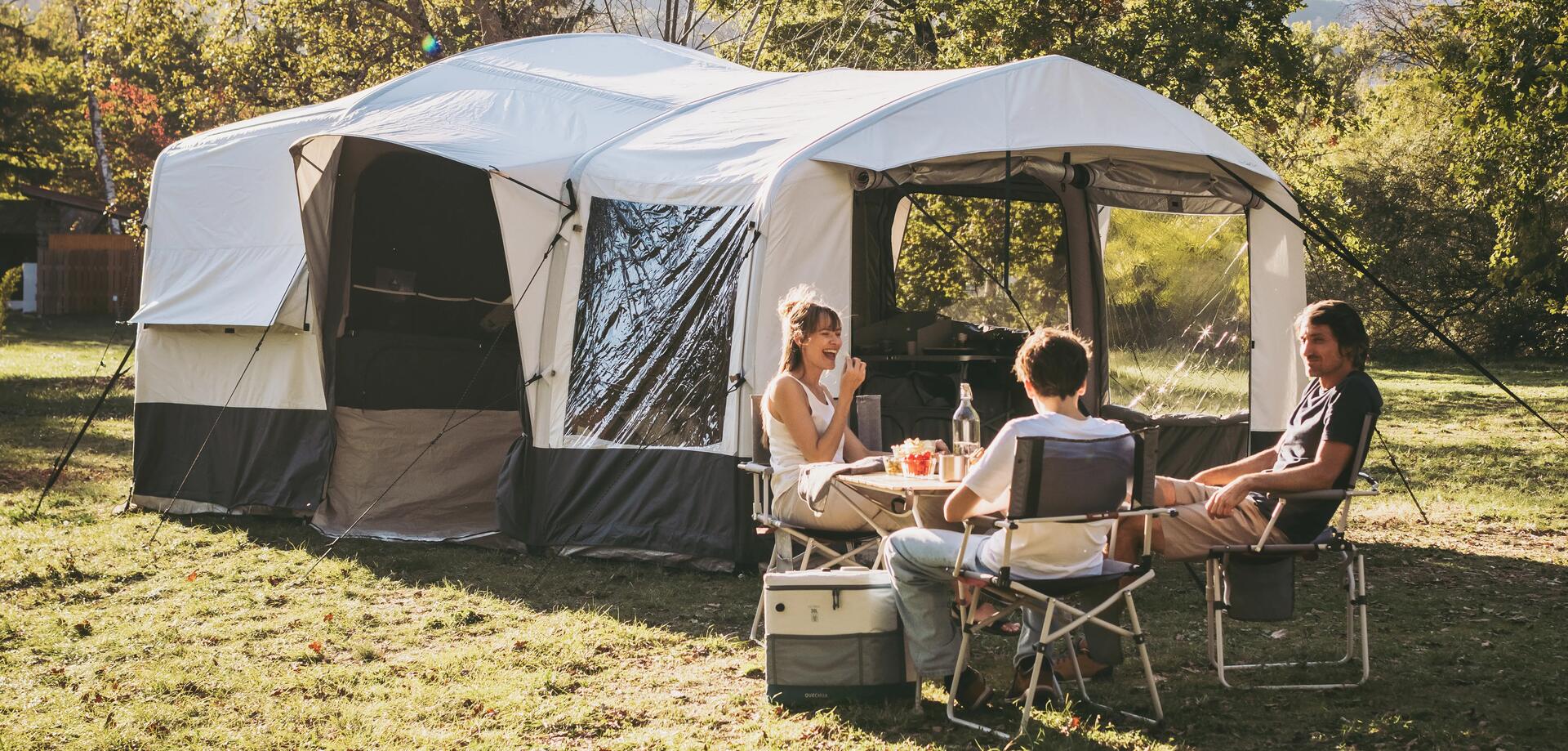 parasol tent Beach Umbrella Picnic Sun Shelter w/ UV Protection off-grid gear Store indoor when not Tente 1 place Decathlon Größe:Rectangle 3x4m