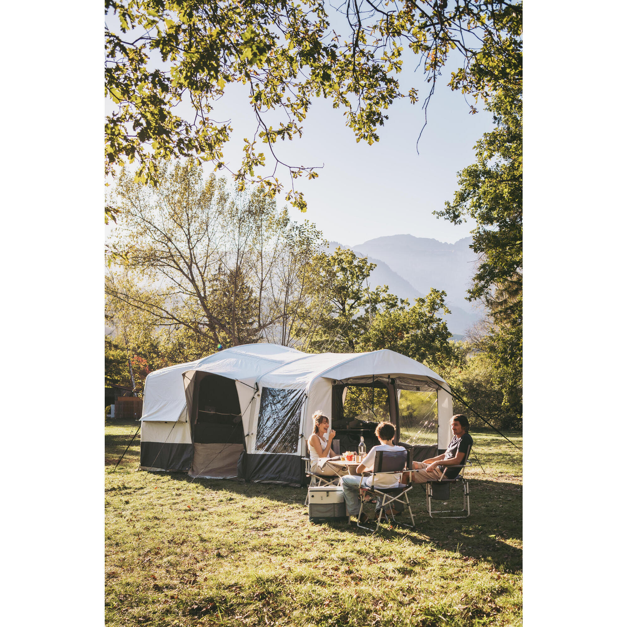 Quechua - Caravane Pliante Gonflable Camping - Airsecond 4.2f&b - 4 Personnes - 2 Chambres - Tente - Camping Et Bivouac Randonnee Trekking - - Taille Unique - Decathlon