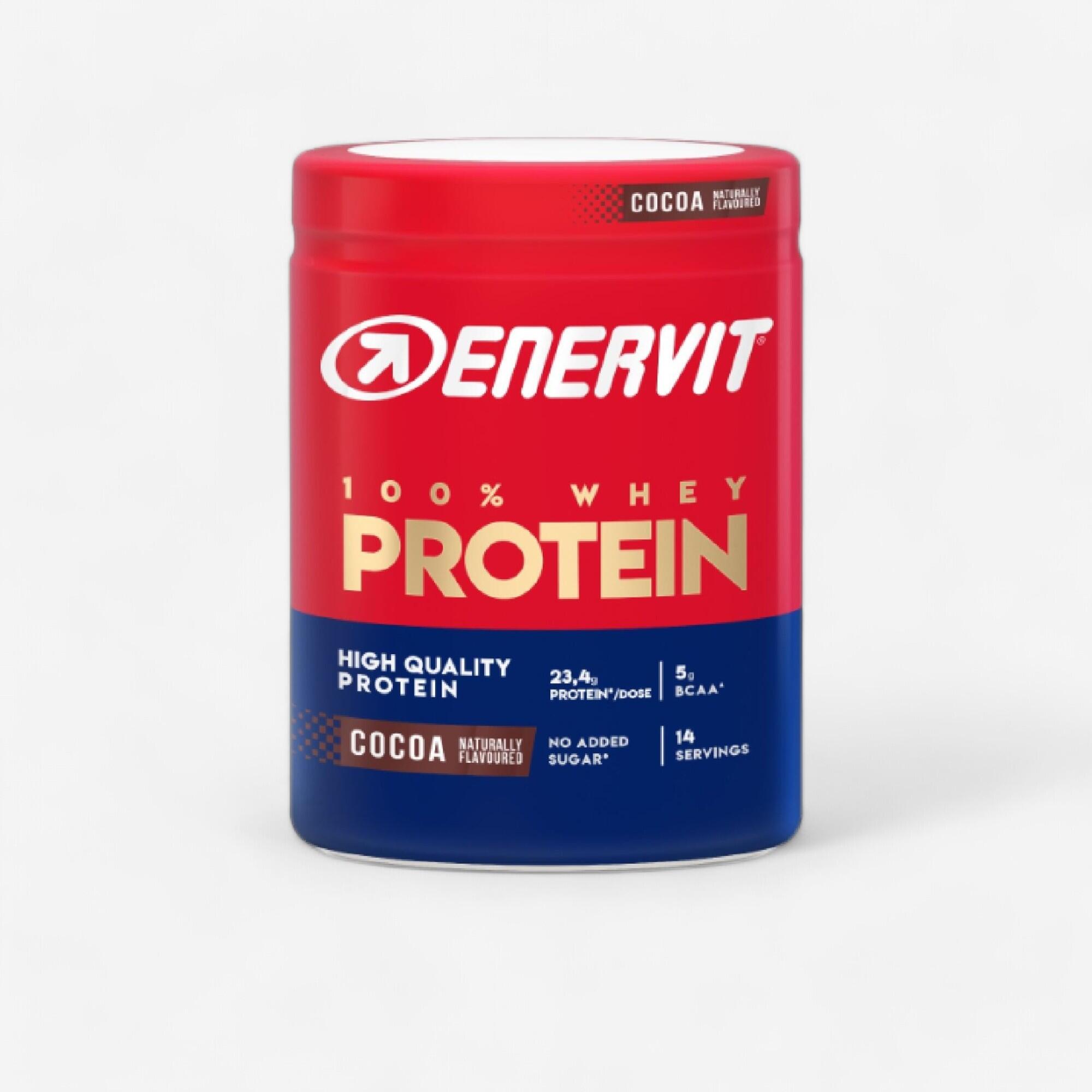 ENERVIT Proteine in polvere concentrate Enervit Whey 100% Whey Cacao 420g