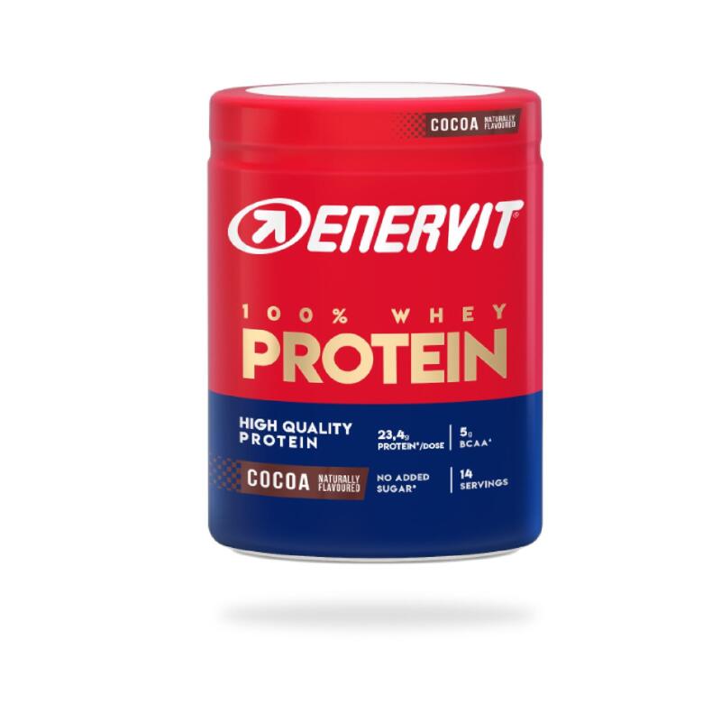 Proteine in polvere concentrate Enervit Whey 100% Whey Cacao 420g