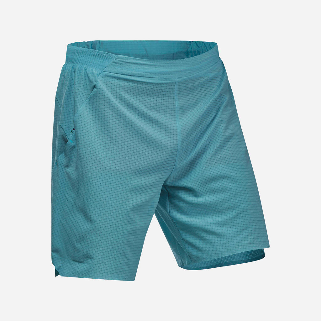 Men's Rapid Hiking Shorts FH 900 - Storm Blue.