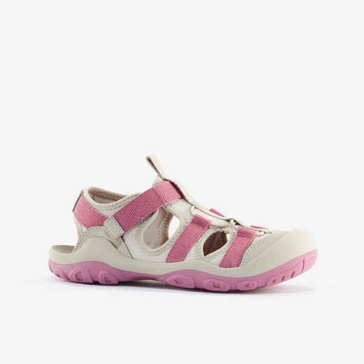 
      Bērnu pārgājienu sandales "MH500", bēšas/rozā
  