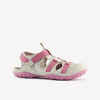 Bež in rožnati pohodniški sandali MH500 za otroke 