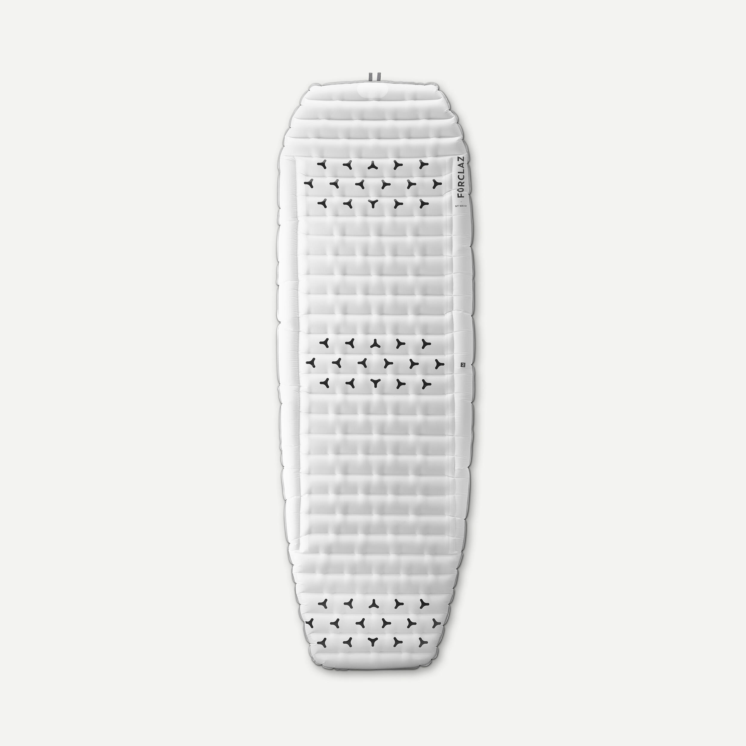 Forclaz - Matelas Gonflable De Trekking - Mt900 Air L - 180 X 56 Cm - 1 Personne - Matelas Gonflable - Camping Et Bivouac Randonnee Trekking - Blanc-bleu - Taille Unique - Decathlon