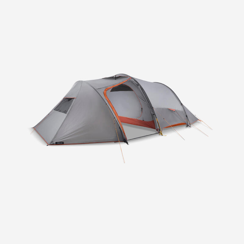 Šator za treking MT900 za 4 osobe - sivi 