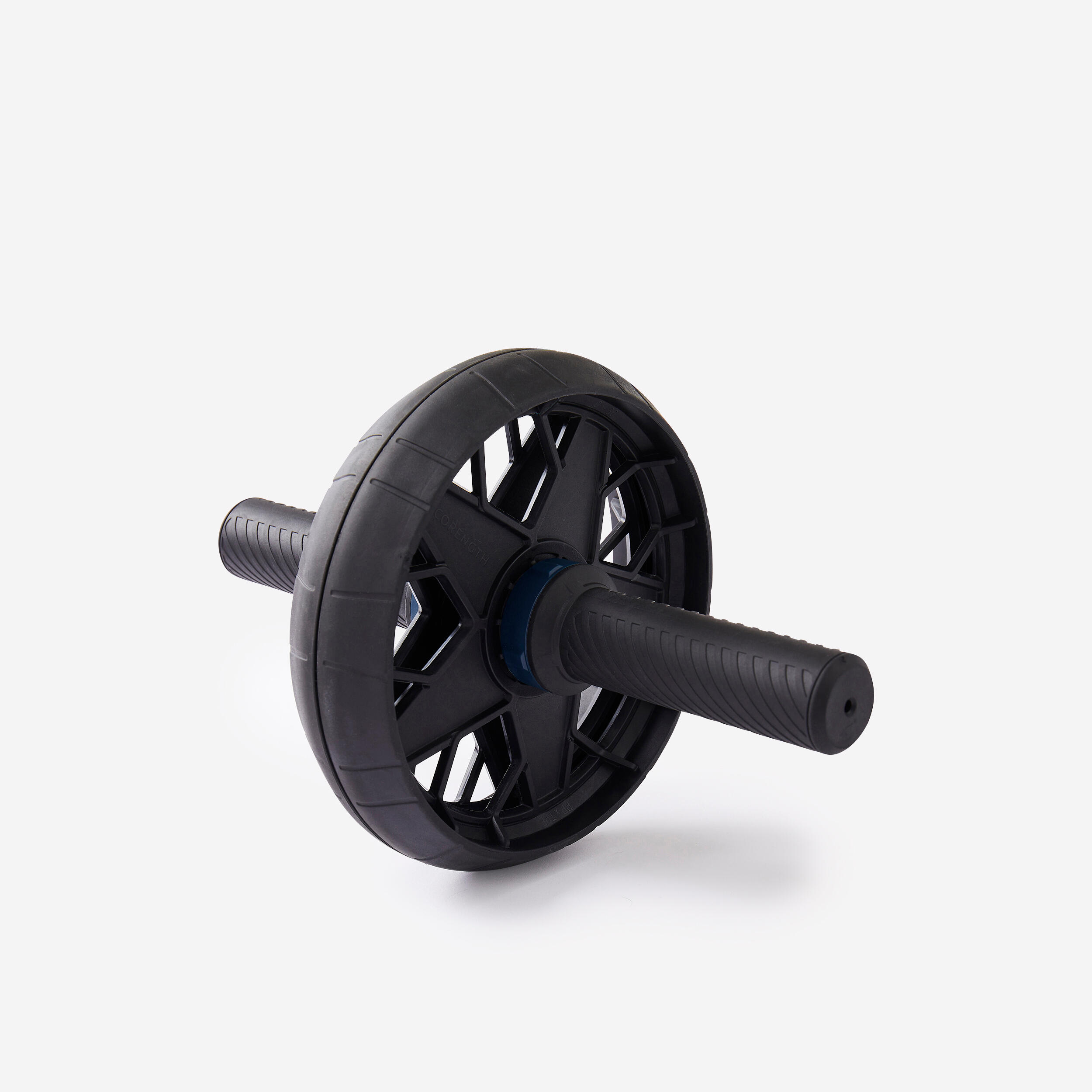 Dual Mode Weight Training Ab Wheel Black CORENGTH Decathlon