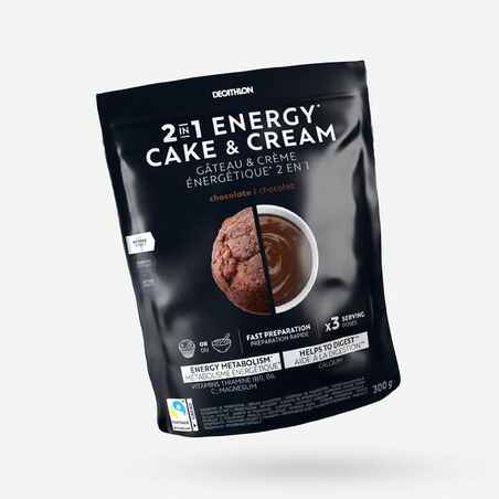 Energetski kolač i krema 2u1 od čokolade