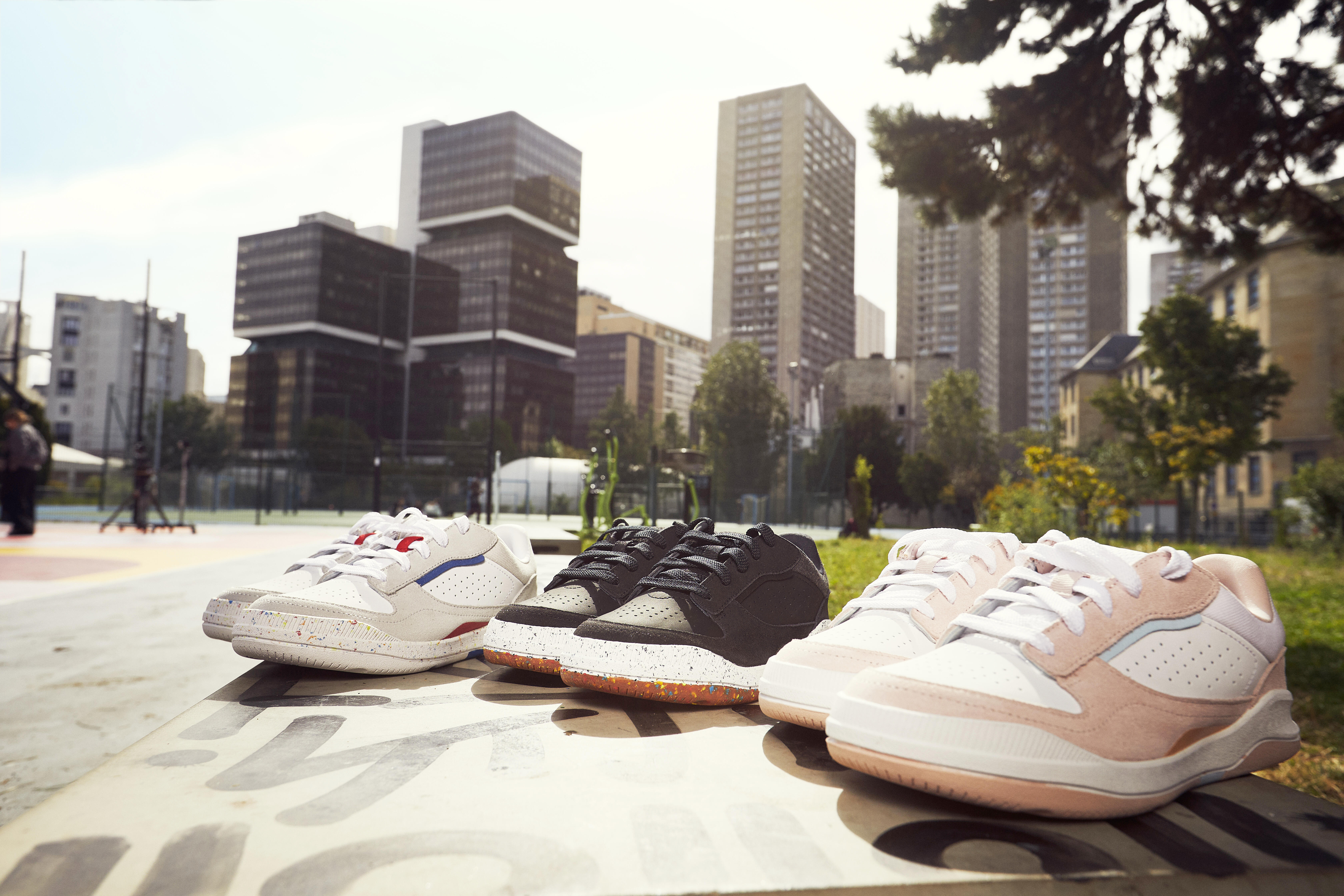 Chaussures à lacets enfant en cuir – Playventure City - DECATHLON