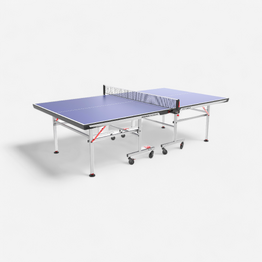 Table de tennis de table intérieure compacte avec filet innovant, TTT 130.2 Bleu