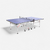 Table de tennis de table intérieure compacte avec filet innovant, TTT 130.2 Bleu