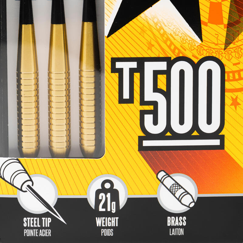 Săgeată T500 vârf oțel darts x3  